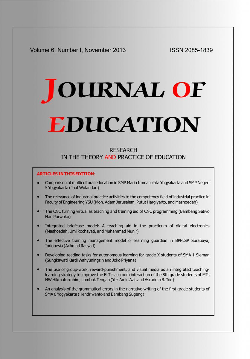 JOE, Journal of Education
