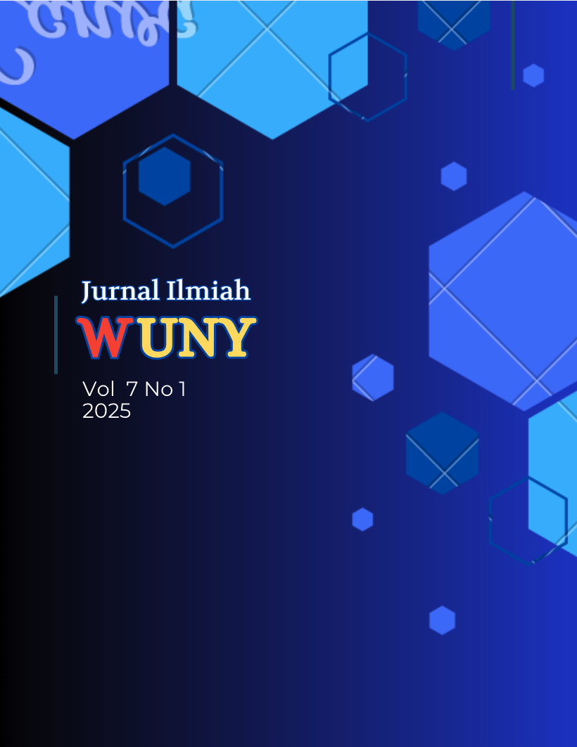 					View Vol. 7 No. 1 (2025): Jurnal Ilmiah WUNY
				