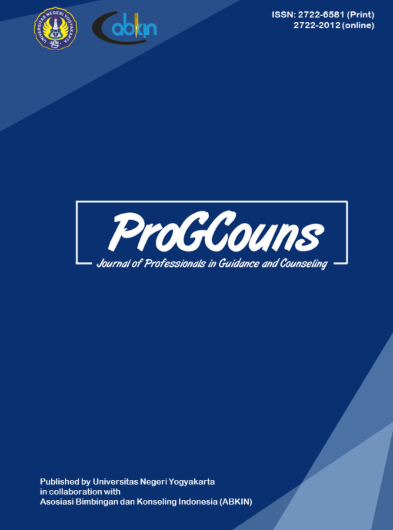 						View Vol. 7 No. 1 (2026): Progcouns: Journal of Professionals in Guidance and Counseling
					