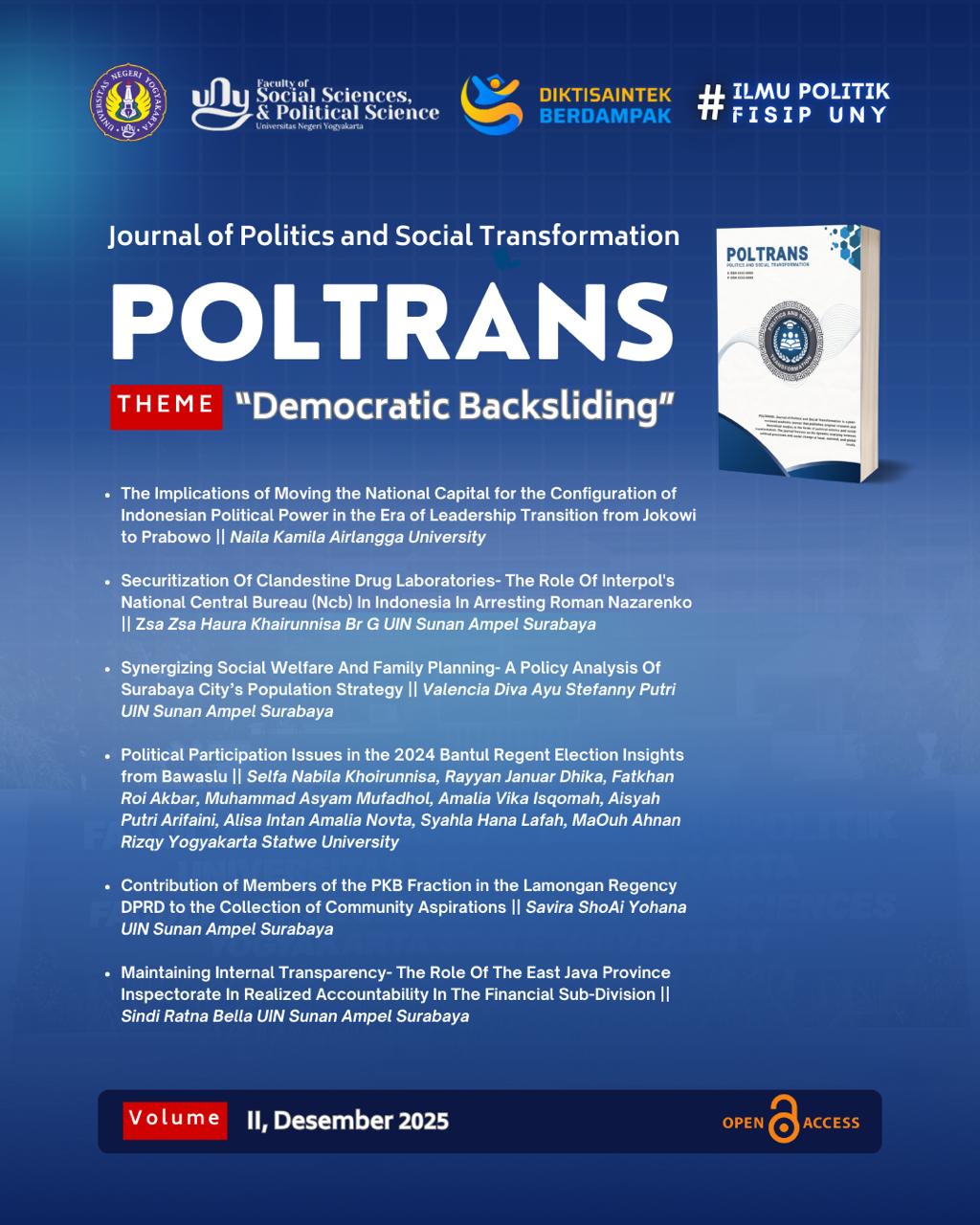 					View Vol. 1 No. 02 (2025): Democratic Backsliding
				